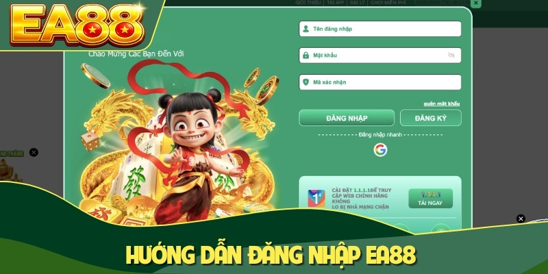 Hướng dẫn đăng nhập EA88 Hướng dẫn đăng nhập EA88