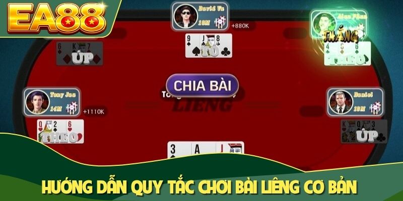 Hướng dẫn quy tắc chơi bài Liêng cơ bản